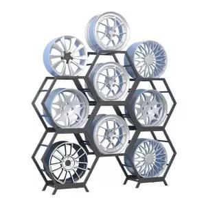 카센터 타이어 휠 거치대 다이 진열대 마름모 선반