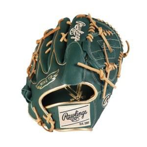 투수용 롤링스 야구 글러브 소프트 하이퍼 테크 컬러 싱크 GR5FHTCA15W, 다크 그린, 11.75인치 *오른쪽 던지기용