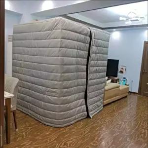 방음 부스 이동식 방송 간이 녹음실 소형 1인용 방음부스