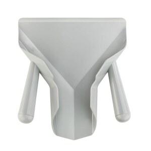 뉴스타 푸드 서비스 37791 폴리카보네이트 상업용 프렌치 프라이 배거 듀얼 핸들