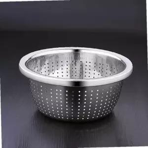 스텐채반 물빠짐망 펀칭볼 과일세척 스텐바구니