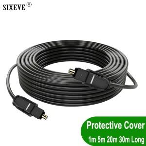 PMMA 광 오디오 케이블 디지털 광섬유 코드 Toslink SPDIF 어댑터 플스호환 플스호환 TV 서브우퍼 사운드바