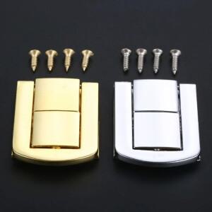 아연 합금 골동품 사각형 버클 잠금 장치  나무 와인 선워터 상자 보석 래치 걸쇠  나사 하드웨어 포함  43