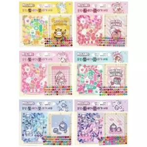 최애탑꾸세트 6p 사꾸키트 슬리브 포카스티커 6개 (WFKA1F8)