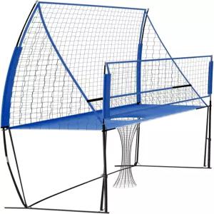 배구 훈련 장비 네트 그물망 실내외용 8 X 11 FT 조절가능 연습 팀 또는 솔로 훈련용 스파이크 트레이너