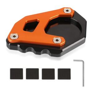 바이크 오토바이 킥스탠드 풋 사이드 확장 확장 지지대 플레이트 패드 KTM 250ADV 390ADV 250 390 ADV 어드