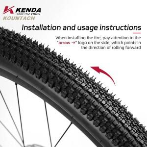 켄다 K1047 산악 자전거 26/27.5/29 인치 x1.95/2.10 접이식 외부 타이어 펑크 방지  라이트 고무