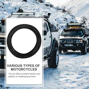 펑크 방지 팻타이어 넓은 지름 고무 자전거 교체 호환   스노모빌 용품  접지력 오프로드