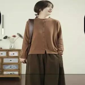 여자카디건 루즈핏 겨울 차이나 카디건 스웨이드 솔리드 슬림핏 셔츠 원템4