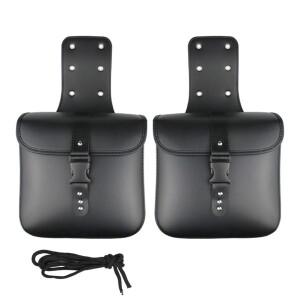 범호환  새들 새들백 할리 스포스터 혼다 섀도우 VT700 야마하 스즈키 대로에 호환 2x 러기지 도구 가방