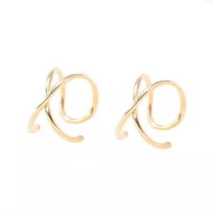 베니타모코 상이 연골용 이어 커프스 2개 세트 피어싱 필요 없음 가짜 바디 주얼리 스털링 실버 925