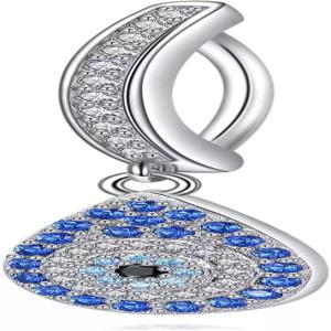 몽 이블 벨리 버튼 링 925 스털링 실버 여름 피어싱 여성 주얼리 선물