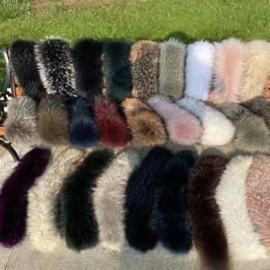 풍성한 리얼폭스퍼 라쿤 후드리폼용 여우 모자털 리폼 다운 리얼폭스 고급 라쿤퍼 퍼 코트