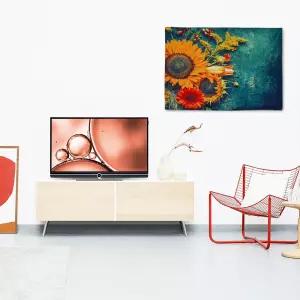 해바라기 대형 S 포스터 패브릭