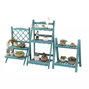 원목 화분 거치대 베란다가드닝 선반 플랜트박스 진열대