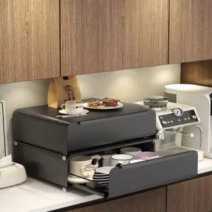 스테인리스 방진 컵정리대 보관함 탕비실 수납대 커피잔