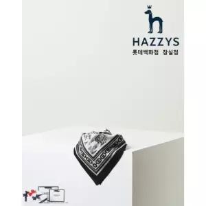매장정품 HAZZYS 헤지스 [선물포장]HILG5E531N2_여성 화이트 프린트 손수건 829208