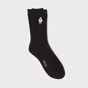 [후아유](김해점)Steve Embroidery Socks WHAYG1111A