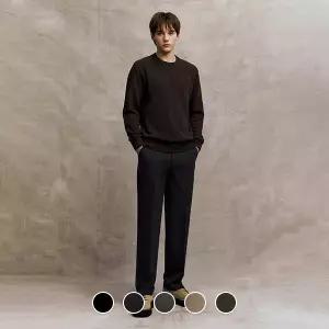 지오다노 CJ한정 114915 기모 테이퍼드 히든밴딩 슬랙스_01114915