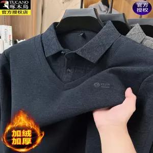 스웨트 스웨터 스?셔츠 오버핏 라운드넥 맨투맨 봄 가을 우드페커 원피스 플리스 남자 남성 겨울 중년용