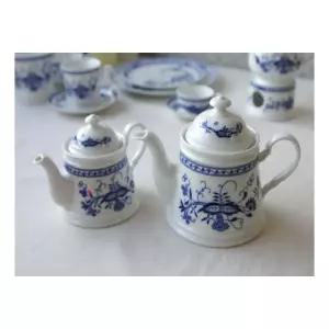 쯔비벨 티포트 코발트블루 주전다 다기 홈카페용품 티팟