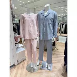 [와코루](대전신세계)따뜻한 잠옷을 찾으시나요!!!초경량 삼중지 커플 겨울 파자마 세트(WPA5486M+WPA54...