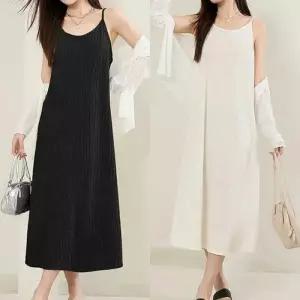 끈원피스 주름원피스 레이어드원피스 캐미솔원피스 드레스 여름원피스 나시