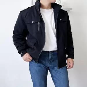 [프로셀러] 남성 밀리터리 코튼 자켓 겨울 후리스 안감 포켓점퍼