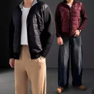 [프로셀러] 비비오 미니멀 기모 니트 경량 하이넥 패딩 점퍼