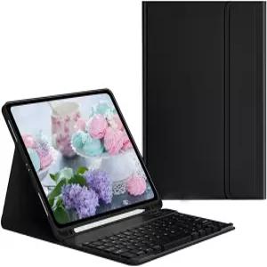 갤럭시 탭 A9+/A9 플러스 11인치 2023용 키보드 케이스 삼성 태블릿 A9+용 무선 블루투스 커버 펜슬 홀더