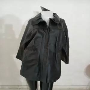 카시바디 천연양가죽 허리스트링 롱자켓 66 (NB11351)