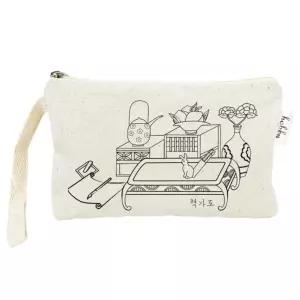 책가도 민화배우기 컬러링 채색 파우치 천가방 디자이너놀이 문화센터 유치원 선물용