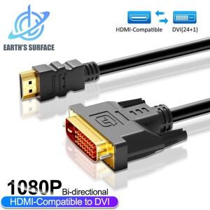 1080P HDMI 호환 DVI 변환기 케이블 PC TV Box 플스호환 DVD Projetor 용 양방향 DVI-HDMI 어댑터