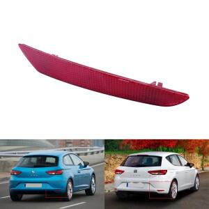 우측 OS 후방 범퍼 반사경 좌석 레온 해치백 2013- 용 조명 없음