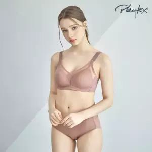 [플레이텍스] 노와이어 크로스유어하트 브라팬티 2종 모카 PXW6M04_T