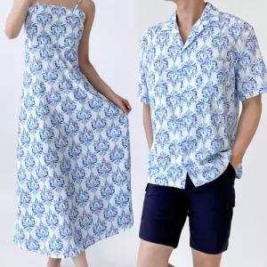 여름 에스닉 백크로스 홀터넥 비치 롱원피스 드레스