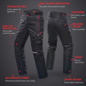 바이크 오토바이 라이딩 팬츠 바지 오프로드 레이싱 방수 방한  낙상 방지 라이더 남성호환  아웃도어