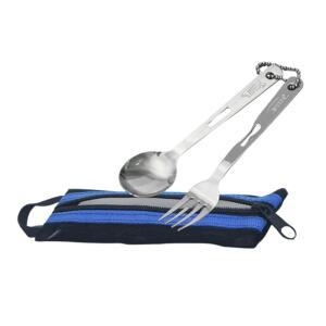 휴대용 스텐 수저 포크 세트 등산 여행용 개인 식기