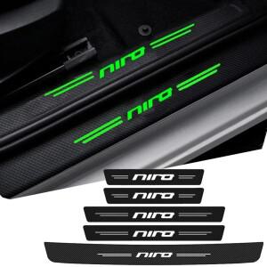 자동차 문턱 테이프 트렁크 범퍼 문짝 씰 보호 스티커 기아 NIRO 로고 후면 페달 가드 스트립