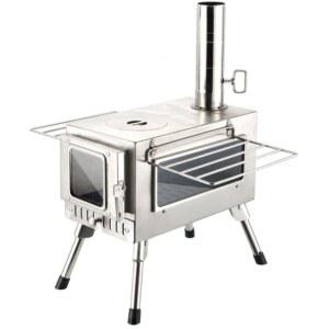 캠핑 화목난로 휴대용 장작 캠핑난로