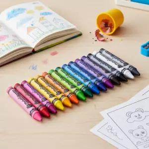 리틀호안미로 워셔블 크레용 16색 수성 크레파스 색칠놀이 물에지워지는 색연필 유아미술