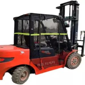 지게차 커버 중장비 커튼 캐노피 보온 가림막 지붕 바람막이 덮개 비닐필름 방수 방풍 비막이