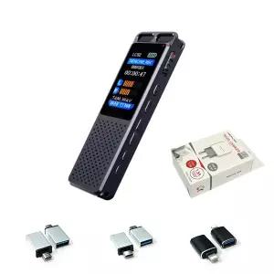 무료 5일연속 장시간 녹음기 대화면 스피커 고음질 고성능 전문가용 보이스레코더 KVR-75