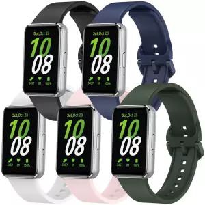 갤럭시 핏3 호환 마일드 실리콘 스트랩 시계줄 밴드 버클