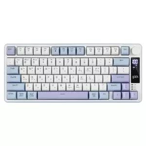 지클릭커 OFFICEPRO WK50 사일런스 M RGB 무소음 방수 무선 블루투스 키보드 78 SkyCity