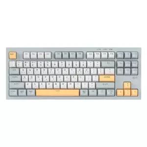 지클릭커 OFFICEPRO WK50 사일런스 M RGB 무소음 방수 무선 블루투스 키보드 87 Navy Blue (RC1)