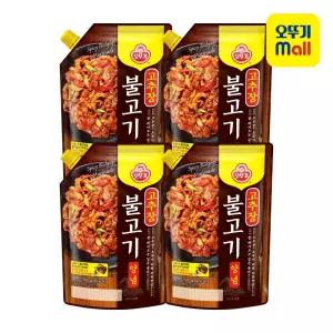 [오뚜기] 고추장불고기양념(스파우트팩) 500g 4개