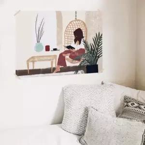 대형 소녀 휴식 S 패브릭 인기 포스터 신상입고