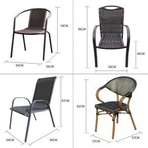 야외용 카페의자 스 등받이 플라스틱 발코니 까페의자 그린 쇼파 수영장 원목