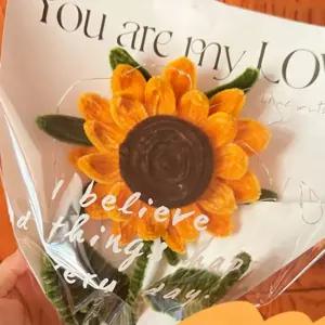 모루꽃 DIY 만들기 해바라기 키트 패키지만들기 수제 데이지 자수 선물 인테리어 취미 초보자 세트 핸드메